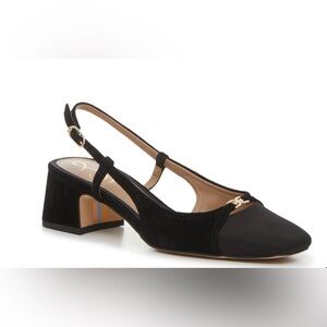 Sam Edelman Tarra Pump Black Suede Size 10 NWT